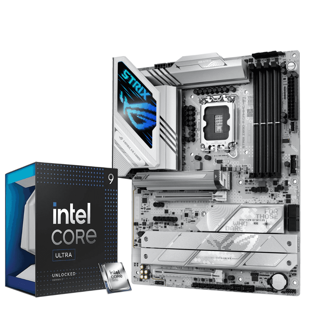 Asus Intel Core Ultra 9 285K Processor X ASUS ROG STRIX Z890-A GAMING WIFI Motherboard  | Ultra Series Combo  - thumbnail 1