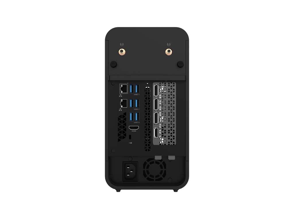 Zotac Magnus One ERP74070W Barebone Mini PC, Intel Core i7-13700 5.2GHz Processor, No Storage & Memory, GeForce RTX 4070 12GB GPU, Wi-Fi 6 AX1650, Bluetooth 5.2, Black | ZBOX-ERP74070C - thumbnail 4