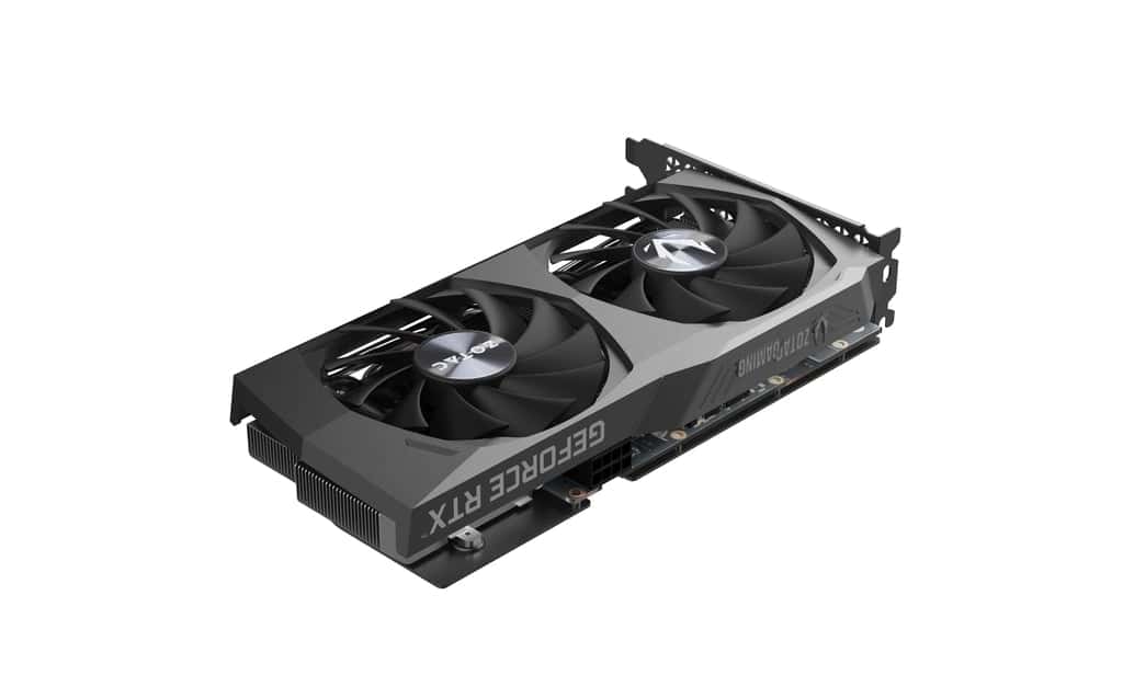 ZOTAC Zotac GeForce RTX 3050 Twin Edge Gaming Graphics Card, 2560 Cuda Cores, 8GB GDDR6 128 Bit Memory, 1777 MHz, 14 Gbps Clock, IceStorm 2.0, Dual Slot, PCI Express 4.0, HDMI, Displayport | ZT-A30500E-10M - thumbnail 6