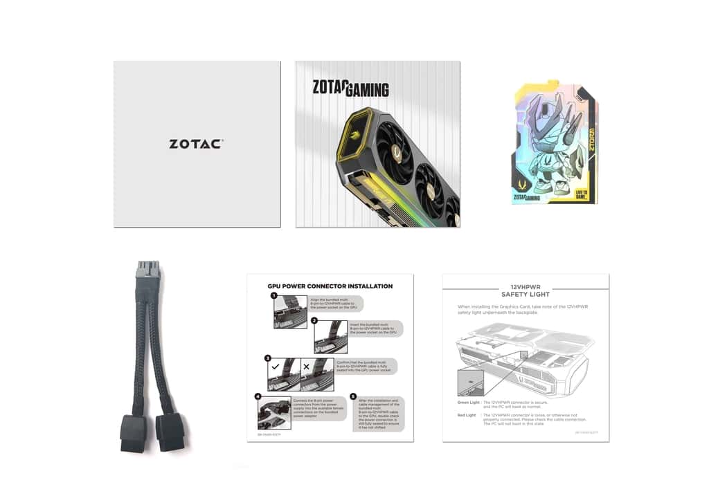 ZOTAC ZOTAC GAMING GeForce RTX 5070 Twin Edge OC Graphic card, 12GB GDDR7, 192-bit 28 Gbps, 6144 CUDA cores, Extreme Clock 2542 MHz, PCI Express 5.0 x16  | ZT-B50700H-10P - thumbnail 6