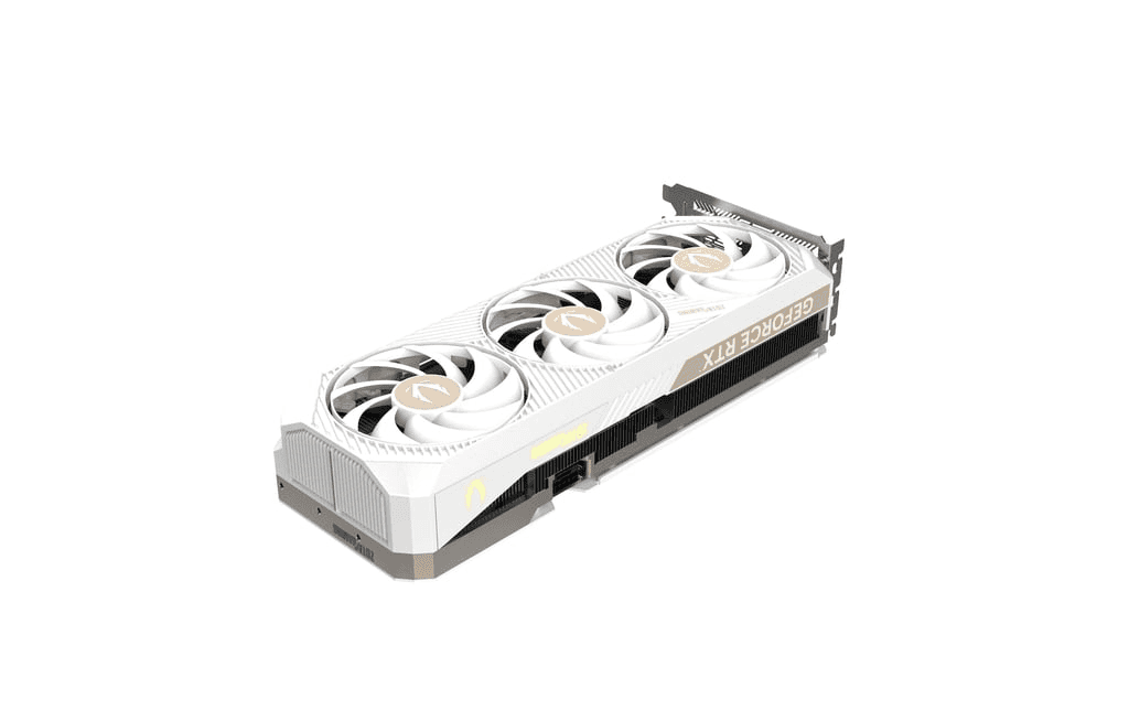 ZOTAC ZOTAC GAMING GeForce RTX 5070 Ti SOLID CORE OC White Edition Graphic card, 16GB GDDR7, 256-bit 28 Gbps, 8960 CUDA cores, 2482 MHz Engine Clock, NVIDIA Blackwell architecture and DLSS 4  | ZT-B50710Q2-10P - thumbnail 5