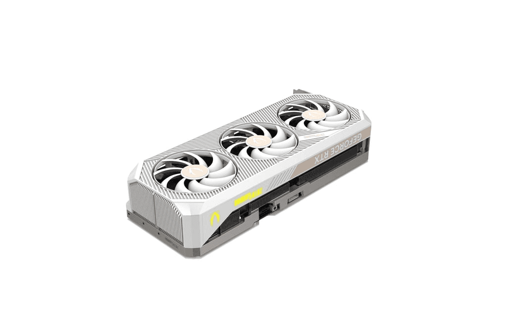 ZOTAC GAMING GeForce RTX 5080 SOLID OC White Edition Graphic card, 16GB GDDR7, 30 Gbps 256-bit, 10752 CUDA cores, PCI Express 5.0 x16, NVIDIA Blackwell architecture and DLSS 4 | ZT-B50800Q-10P thumbnail 3