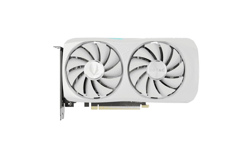  ZOTAC GAMING GeForce RTX 4060 Ti 8GB Twin Edge OC White Edition Graphics Card, 8GB GDDR6 128-bit Memory, 2565MHz Engine Clock , 4352 CUDA cores, 3 x DisplayPort 1.4a (up to 7680x4320@60Hz) 1 x HDMI?? Connector | ZT-D40610Q-10M thumbnail 5