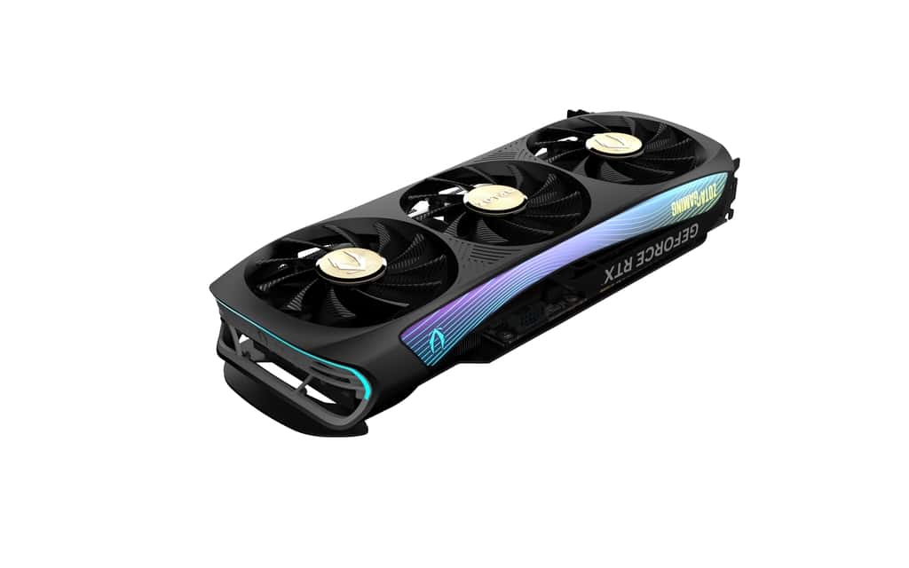 ZOTAC ZOTAC GAMING GeForce RTX 4070 AMP AIRO Graphics Card, 12GB GDDR6X 192-bit Memory, 2535 MHz Boost Clock, 21Gbps Memory Speed, 5888 CUDA Cores, PCI Express 4.0, 1x HDMI / 3x DP | ZT-D40700F-10P - thumbnail 2