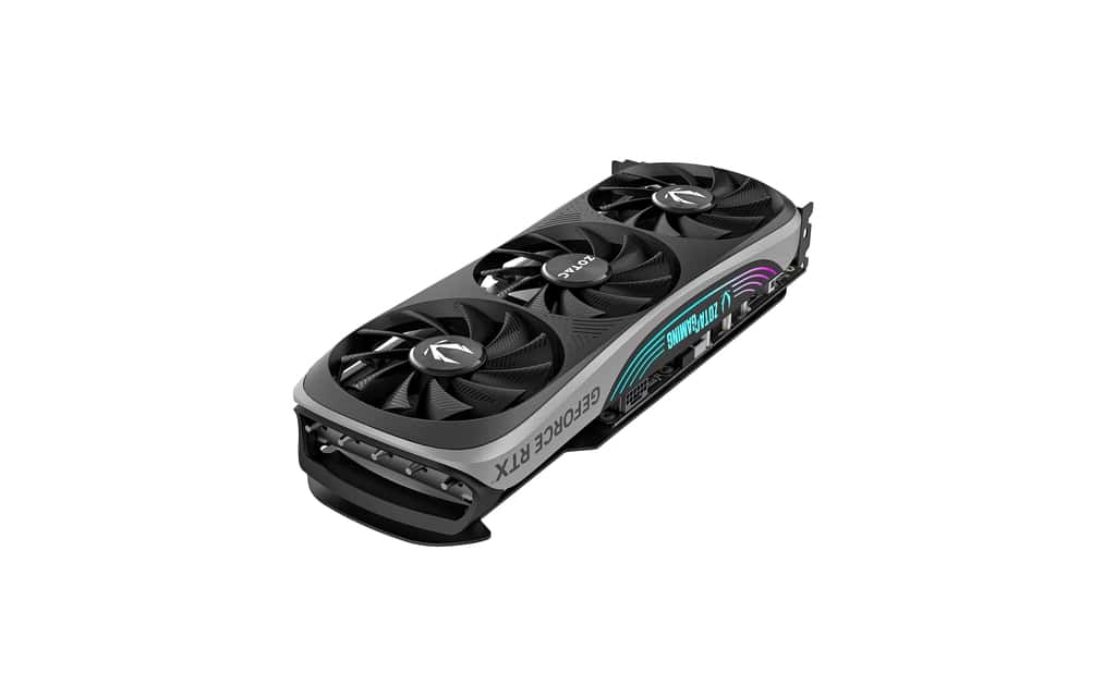 ZOTAC ZOTAC GAMING GeForce RTX 4070 Ti Trinity Graphics Card, 12GB GDDR6X 192-bit Memory, 7680 CUDA Cores, 2610 MHz Boost Clock, 21 Gbps Memory Clock, PCI E 4.0 x16, 3 x DP 1.4a,1 x HDMI | ZT-D40710D-10P - thumbnail 6
