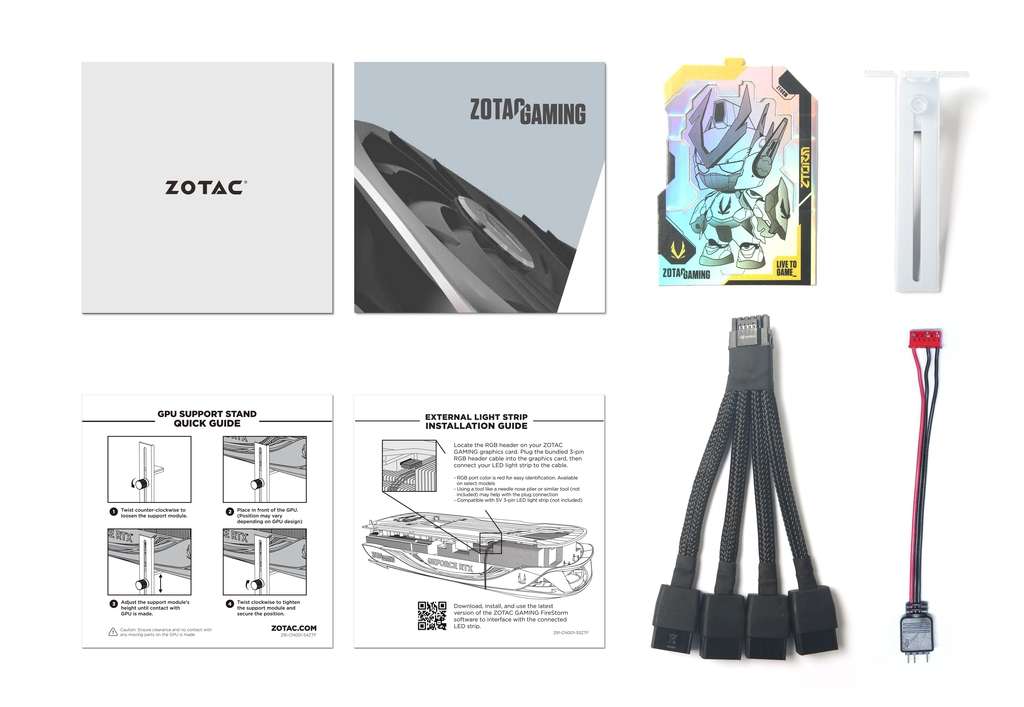 ZOTAC ZOTAC GAMING 4090 TRINITY OC EDITION WHITE powerful graphics card 24GB GDDR6X 384BIT,|ZT-D40900Q-10P|UPC: 810012083690 - thumbnail 3