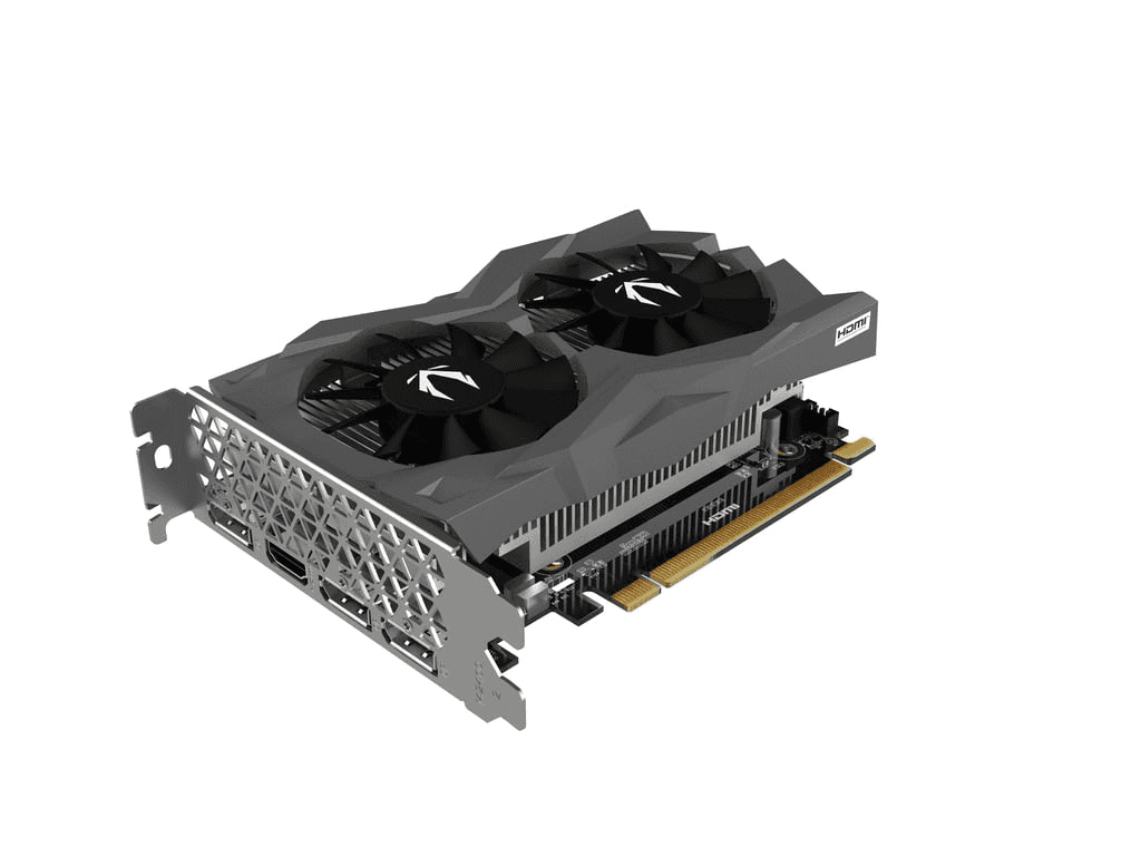 ZOTAC GAMING GeForce RTX 3050 6GB GDDR6 Twin Edge Graphics Card, ZT-A30510H-10L. 2304 Cores; Boost: 1477 MHz; 6GB GDDR6 / 14 Gbps / 96-bit. thumbnail 4