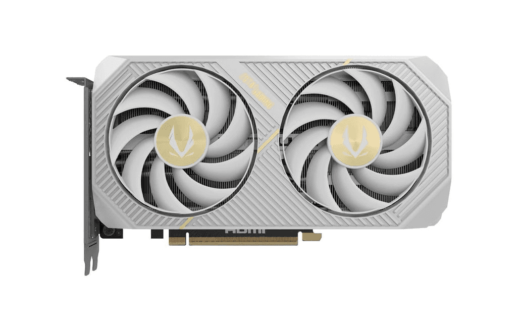 ZOTAC NVIDIA GAMING GeForce RTX 5060 Ti 16GB Twin Edge OC White Edition Graphics Card, 16GB GDDR7, 128-bit 28 Gbps, 4608 CUDA cores, SFF-Ready, Blackwell Architecture, DLSS4 | ZT-B50620Q-10M thumbnail 7