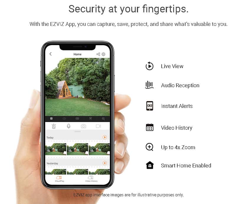 EZVIZ C3W Pro Smart Security Camera, Outdoor WiFi Camera 4MP with Color Night Vision, Two-Way Talk, Customizable Voice Alerts, IP67 Dust and Water Protection, Easy Installation, Works with Alexa    EZVIZ CS-C3W PRO 4MP  WIFI OUTDOOR CAMERA,6941545602257 thumbnail 5