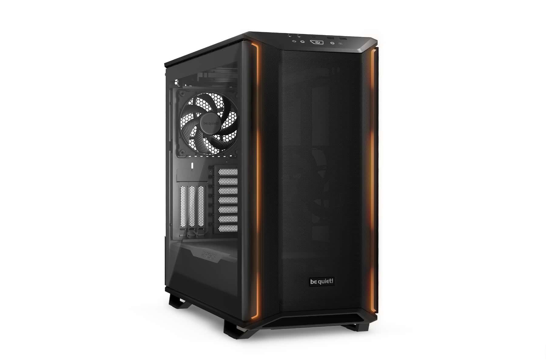 Be Quiet! Dark Base 701 Mid Tower Computer Case, 3x Silent Wings 4 140mm Pre-Installed Fans, Up to 360mm Radiator & 8x Fans Support, Tempered Glass Window, Black | BGW58 thumbnail 1