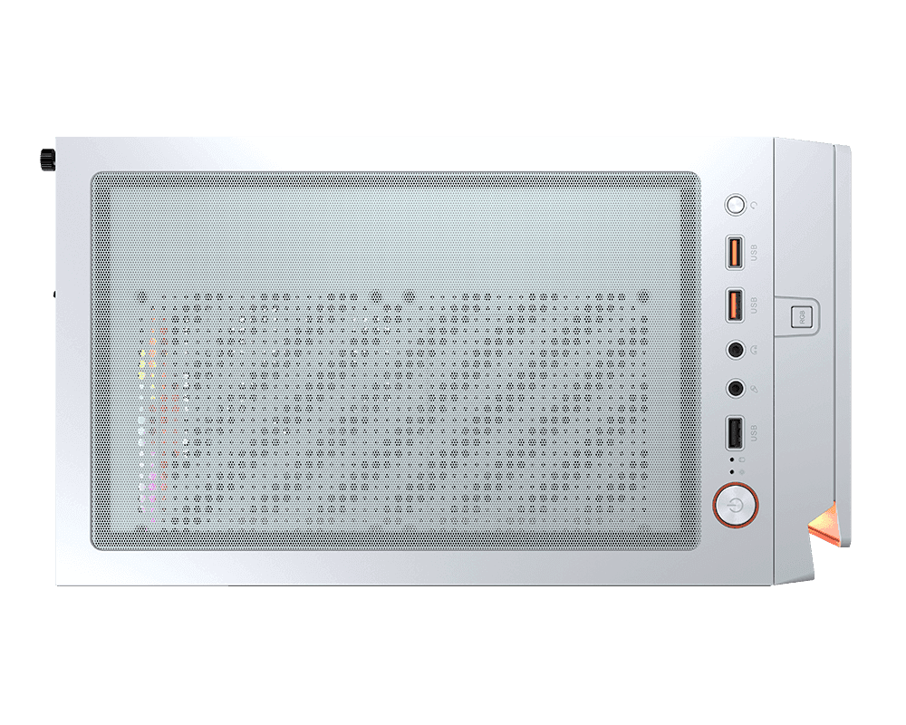 Cougar Purity RGB Mini Tower Case, 3mm Hinged Tempered Glass Panel, 1x Pre-Installed aRGB Fan, Up to 5xFan & 240mm Radiator Support, White | 385PC40.0002 thumbnail 5