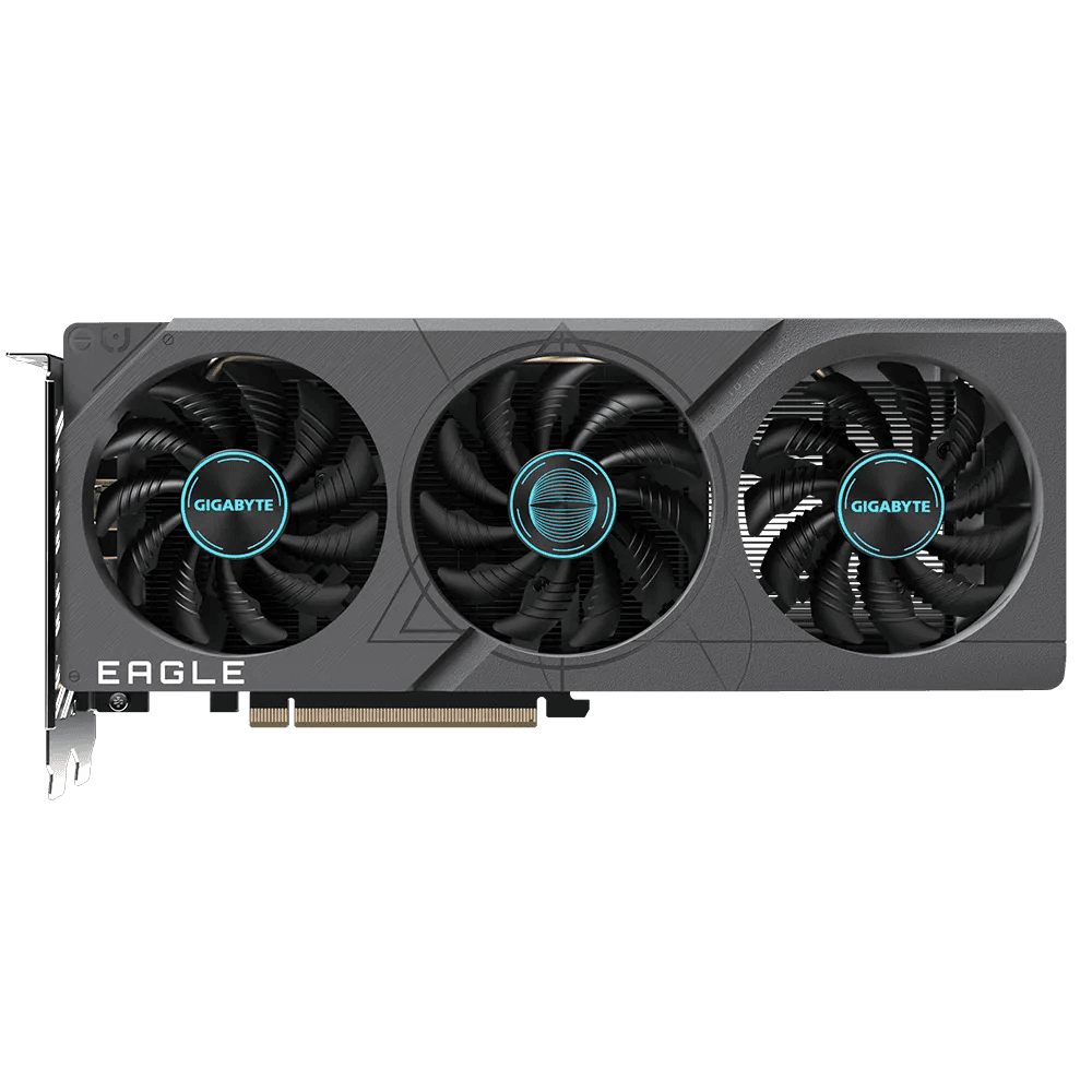 GIGABYTE GeForce RTX 4060 EAGLE OC Graphics Card, 8GB GDDR6 128 bit Memory, 2505 MHz Core Clock, 3072 CUDA Cores, 17Gbps Memory Clock, PCI-E 4.0, DP 1.4a *2 HDMI 2.1a *2 | GV-N4060EAGLE OC-8GD thumbnail 1