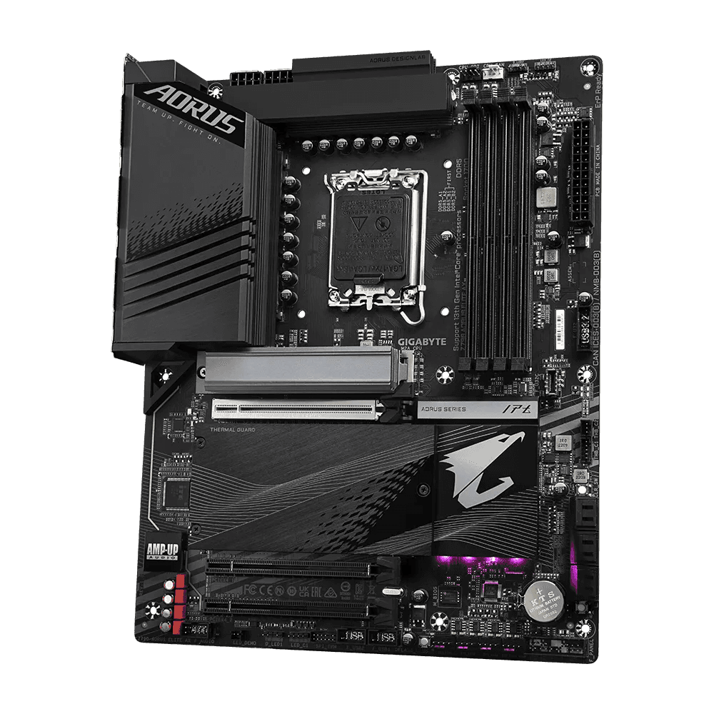 Gigabyte Z790 Aorus Elite AX Rev1 DDR5 LGA1700 ATX Motherboard | Z790-AORUS-ELITE-AX thumbnail 1