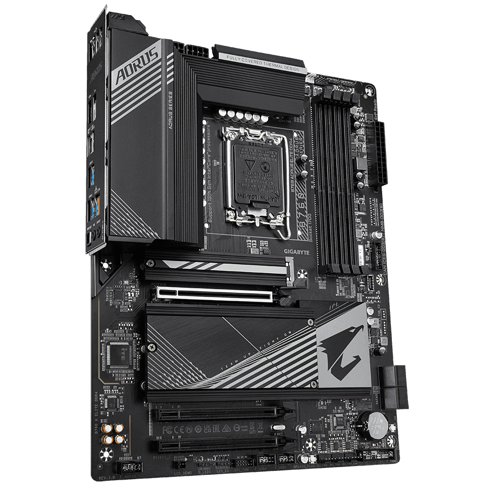 Gigabyte B760 Aorus Elite AX DDR4 LGA1700 ATX PC Motherboard | B760 AORUS ELITE DDR4 thumbnail 5