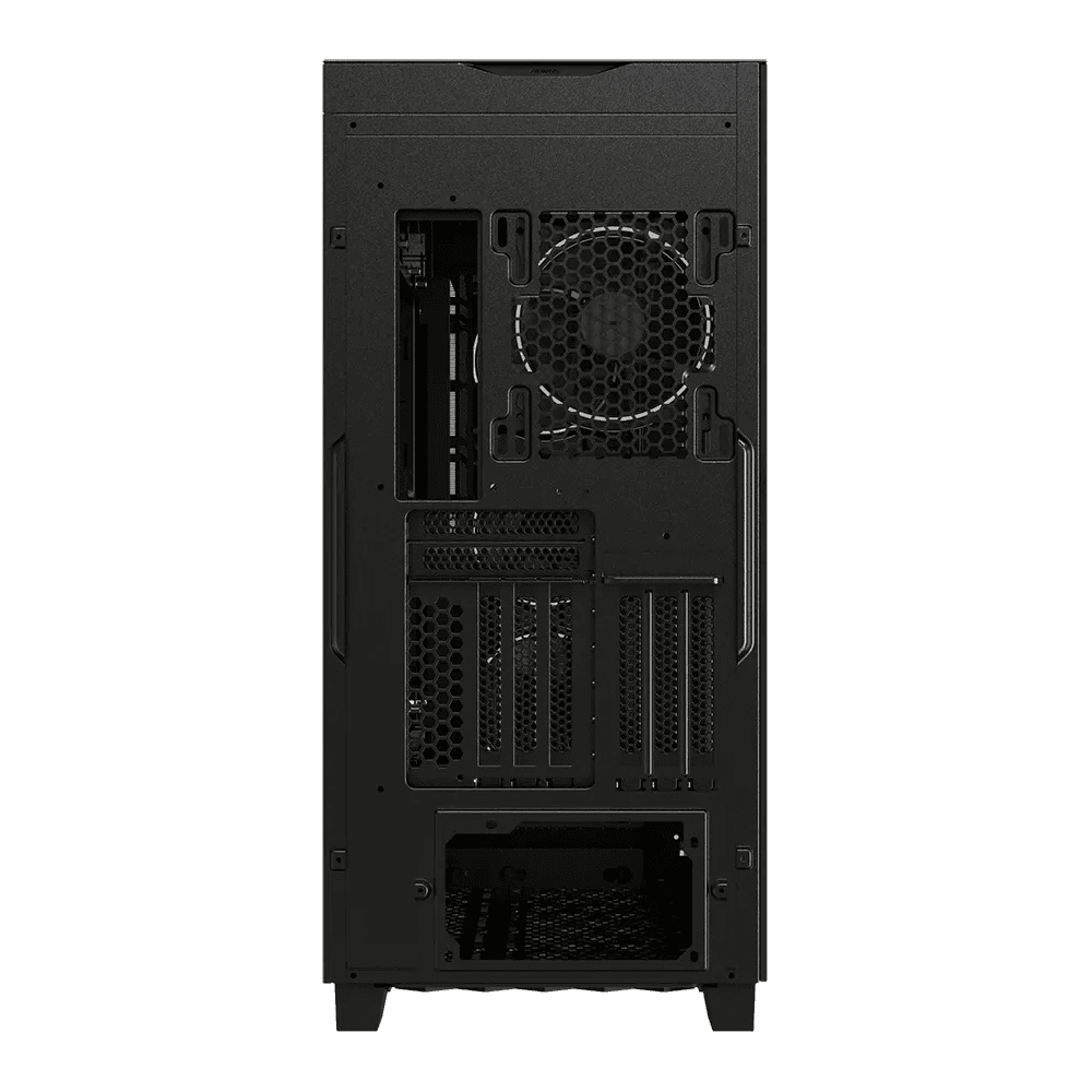 GIGABYTE AORUS C500 GLASS ATX Mid-Tower Gaming Case, Steel & Tempered Glass, 4 x Pre-Installed 120mm ARGB Fans, Up to 420mm Radiator, USB 3.2 Type-C / USB 3.0, Black | AC500G-ATX thumbnail 2