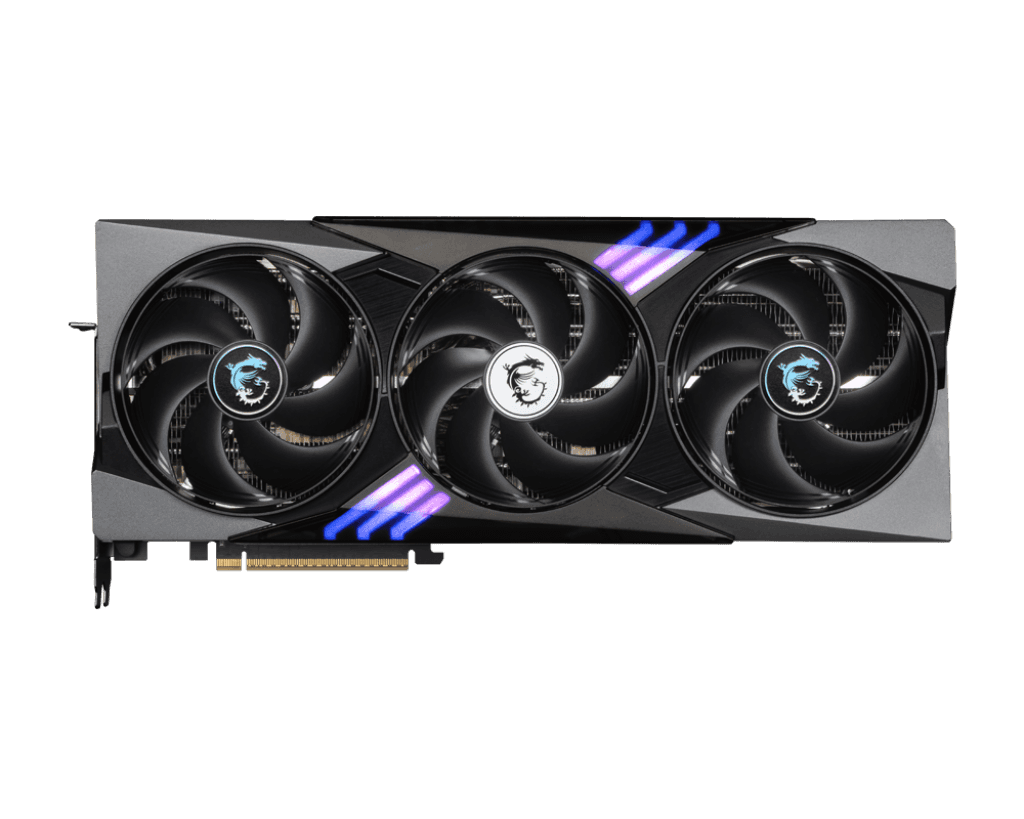 MSI NVIDIA GeForce RTX 5090 32G GAMING TRIO OC Graphic Card, 32GB GDDR7, 28 Gbps 512-bit, 2497 MHz Extreme Clocks, 21760 Units CUDA Cores, PCI E 5, Black | 912-V530-024 thumbnail 3