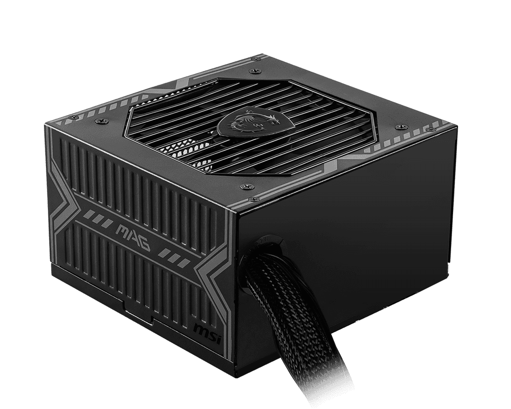 MSI MAG A650BN 650W 80Plus Bronze ATX Power Supply, DC-DC Circuit Design, 120 mm Fan Size, Active PFC, 100-240Vac, ATX Compatibility, Black | 306-7ZP2B18-CE0 thumbnail 5