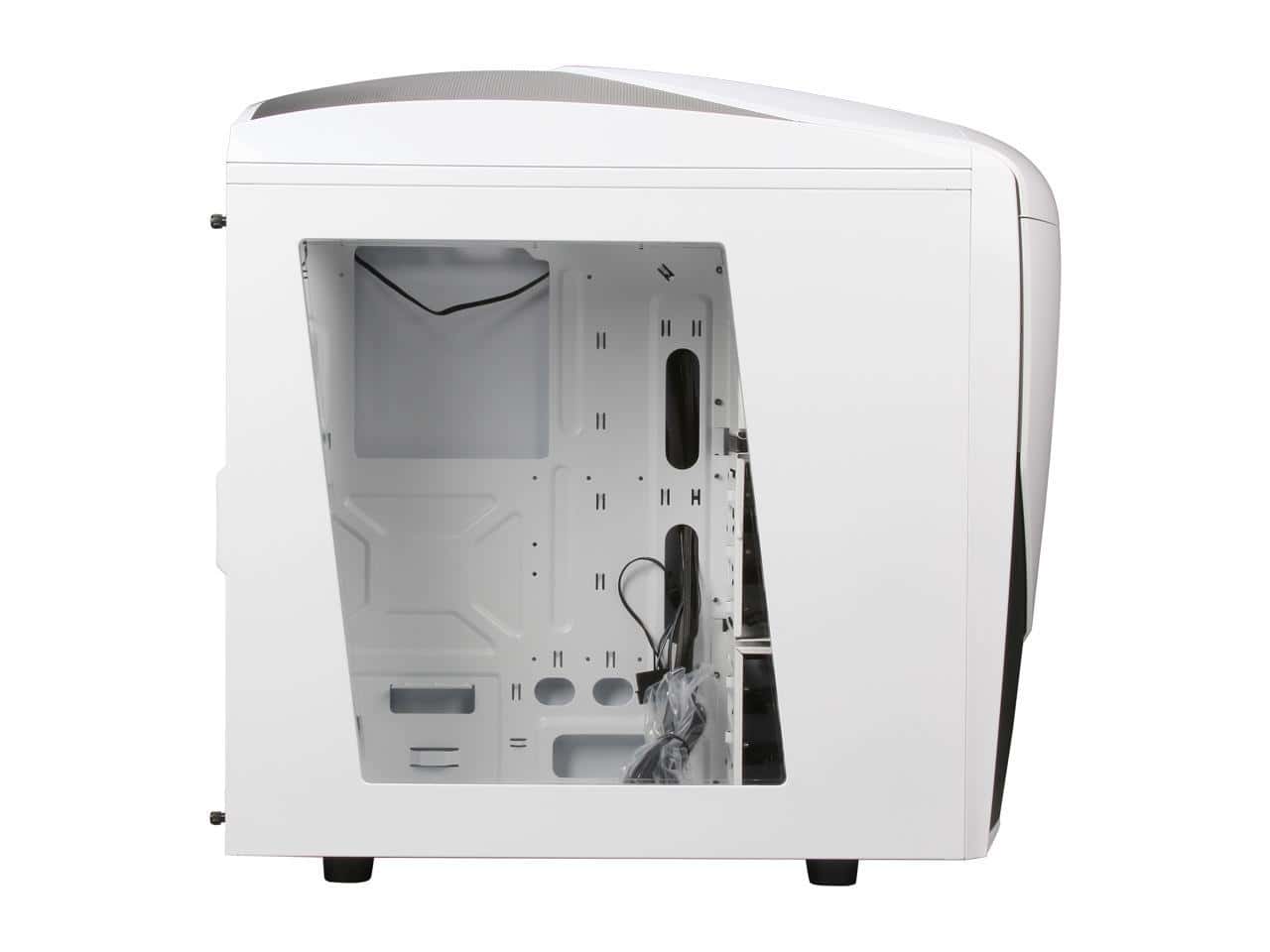 NZXT P240 GAMING COMPUTER CASE| MATTE BLACK/ORANGE thumbnail 4