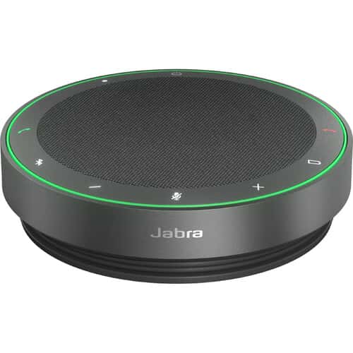 Jabra Speak2 75 Wireless Bluetooth Speakerphone - 4 Noise-Cancelling Mics, Full-Range 65mm Portable Speaker and USB-A Bluetooth Adapter - Certified for Zoom and Google Meet - Dark Grey 2775-419 thumbnail 14