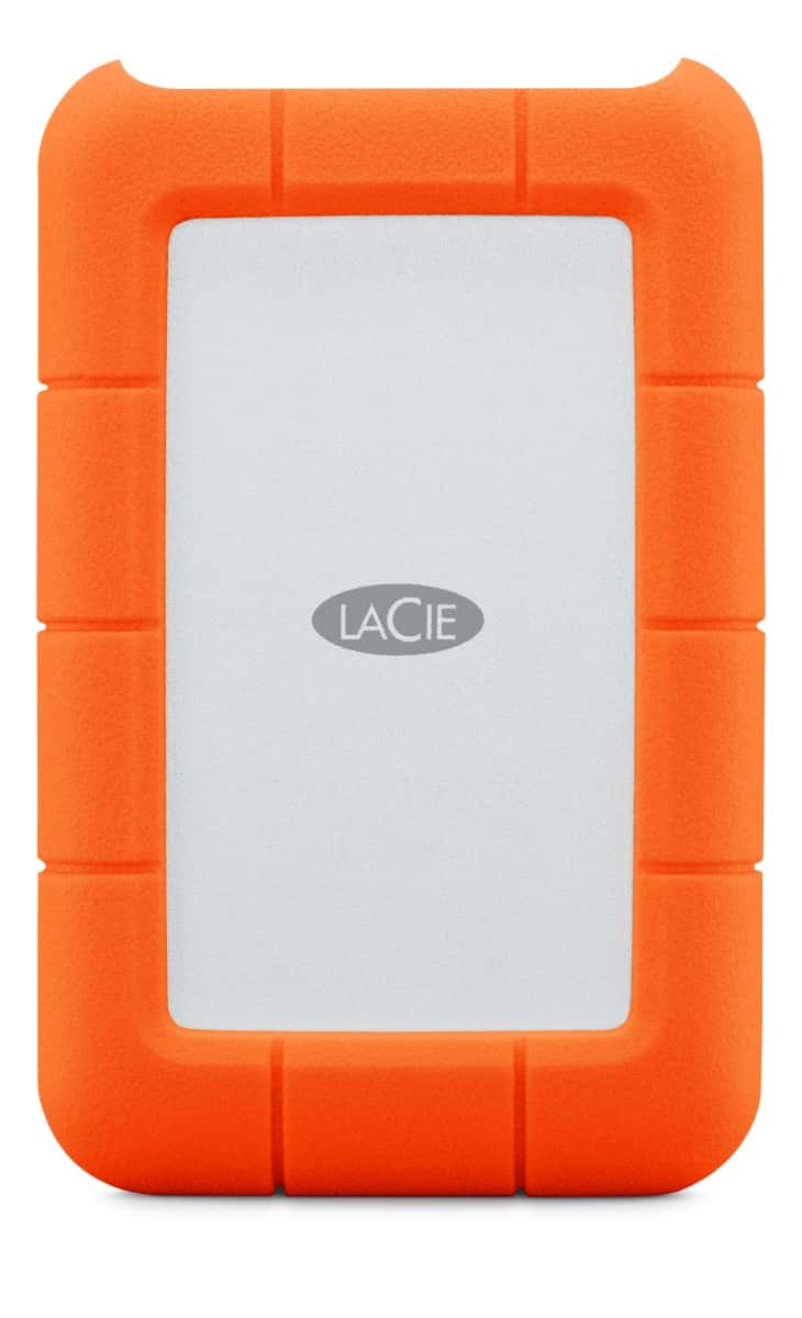 LACIE 2TB HDD EXTERNAL RUGGED USB-C Portable Hard Drive. thumbnail 2