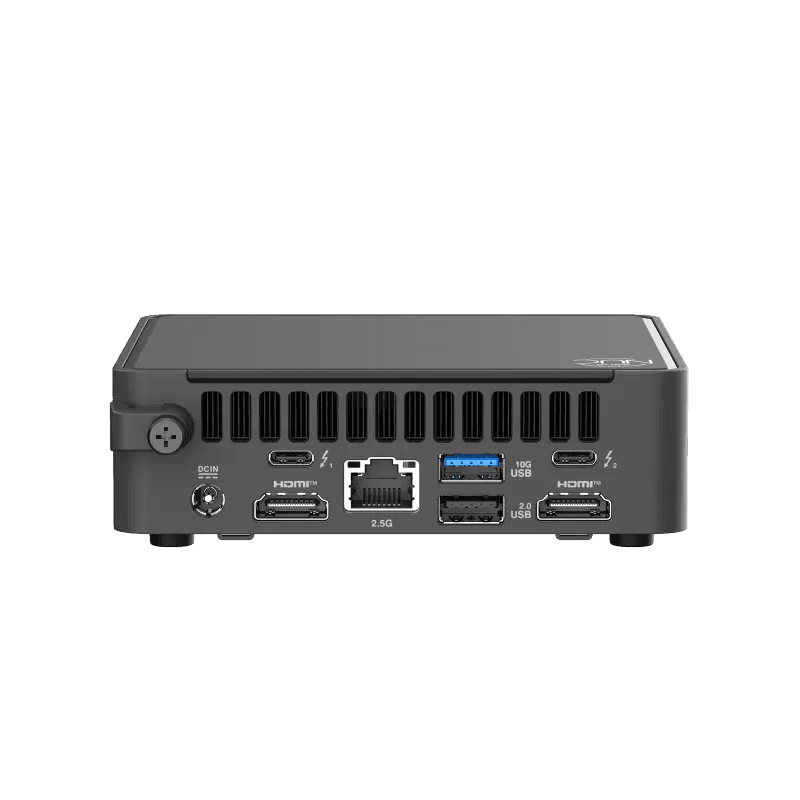 ASUS NUC 15 Pro (Barebone) AI-Enabled Mini PC,  Intel Core Ultra 7 255H, Intel Arc GPU, support 2x DDR5-5600 SO-DIMM (Max 2x 48GB DDR5-5600), 128GB~8TB NVMe PCIe 5.0 x4 SSD, Wi-Fi 7, BT 5.4, DOS | RNUC15CRKU700003  (no ssd no ram) thumbnail 7