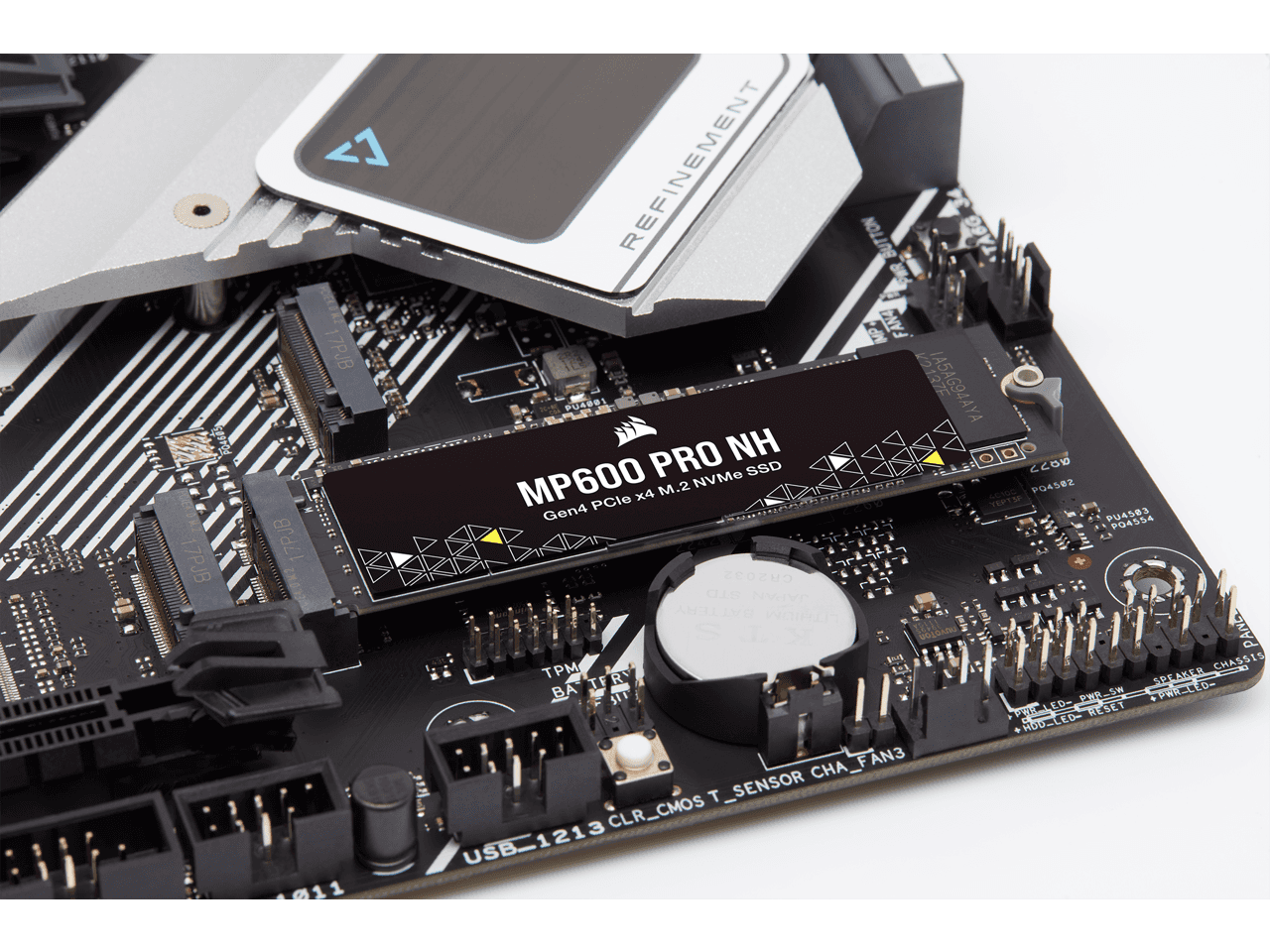 CORSAIR MP600 PRO NH M.2 2280 1TB PCI-Express 4.0 x4 3D TLC Internal Solid State Drive (SSD) | CSSD-F1000GBMP600PNH thumbnail 3