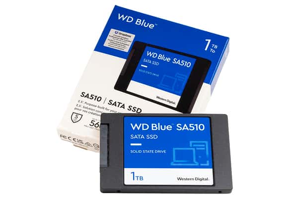 WD 1TB Blue SA510 SATA SSD 2.5???/7mm Cased from Western Digital WDS100T3B0A-00AXR0,718037884653 thumbnail 2