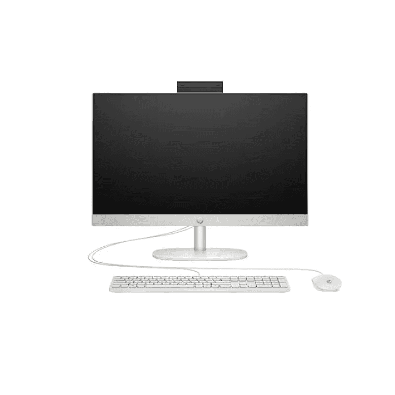 HP AIO 24-cr0323nh i5-1334U 8GB 512GB SSD 23.8'' FHD Intel Iris X Graphics, White, DOS | BJ2P3EA#BH5 thumbnail 3