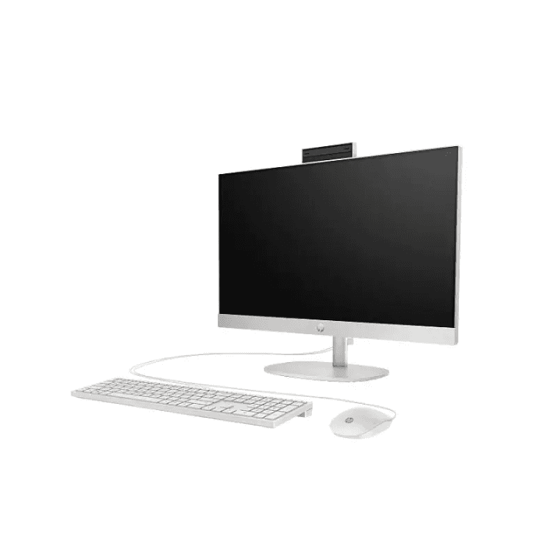 HP AIO 24-cr0323nh i5-1334U 8GB 512GB SSD 23.8'' FHD Intel Iris X Graphics, White, DOS | BJ2P3EA#BH5 thumbnail 2