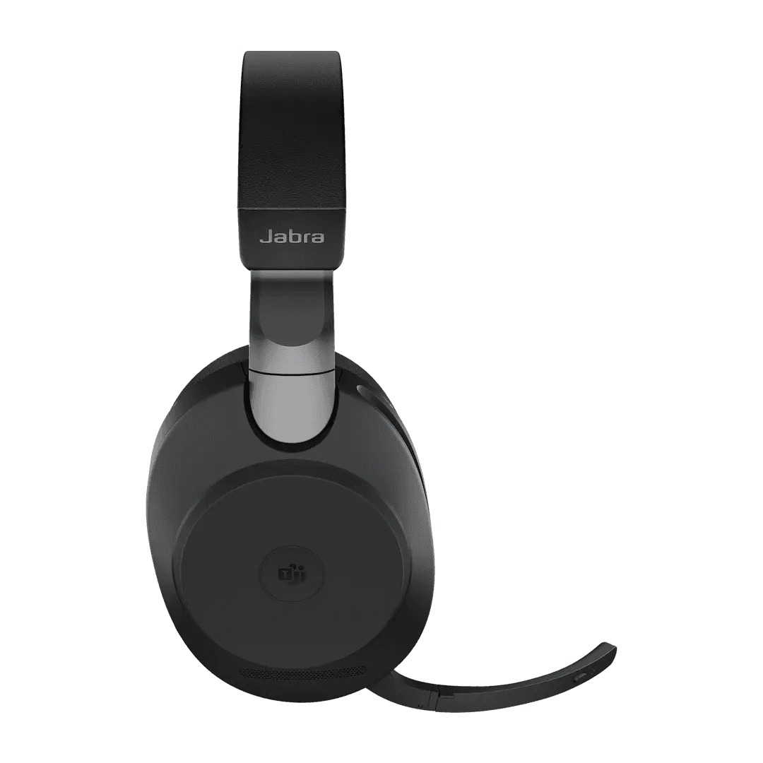 Jabra Evolve2 85, Link 390c MS Stereo Black Wireless Headset, Noise Cancellation (ANC), Microsoft Teams Certified, Over-the-ear Headband, Stereo | 28599-999-899 thumbnail 2