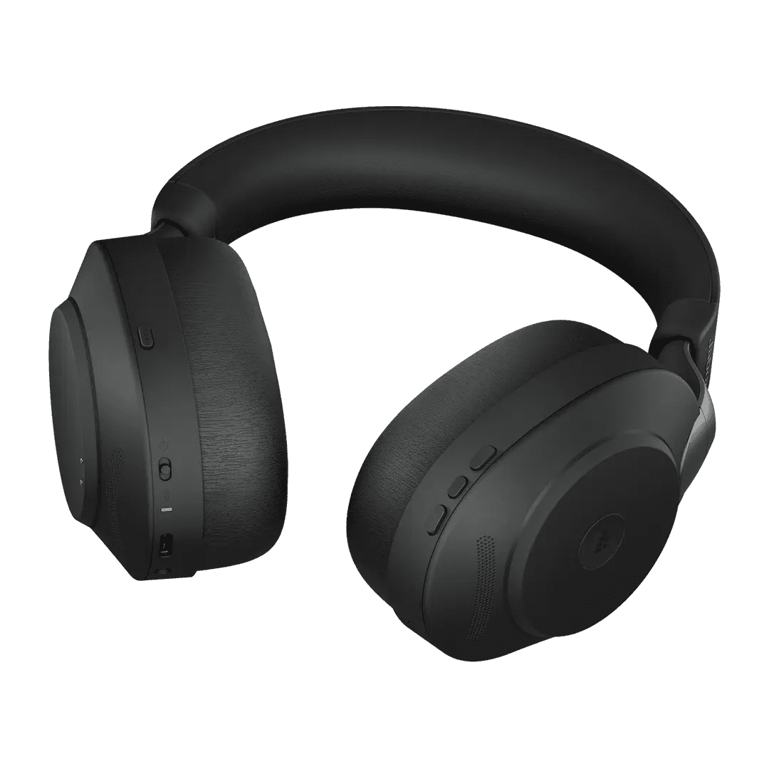 Jabra Evolve2 85, Link 390c MS Stereo Black Wireless Headset, Noise Cancellation (ANC), Microsoft Teams Certified, Over-the-ear Headband, Stereo | 28599-999-899 thumbnail 3