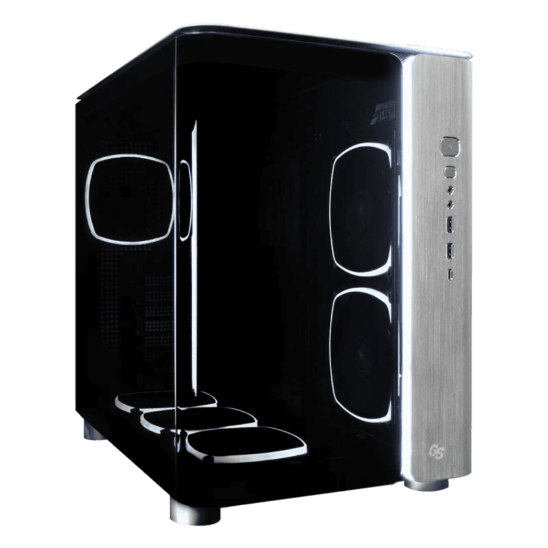 Montech KING 95 ULTRA GS Dual-Chamber Mid-Tower ATX Case - Silver | KING-95-Ultra thumbnail 1