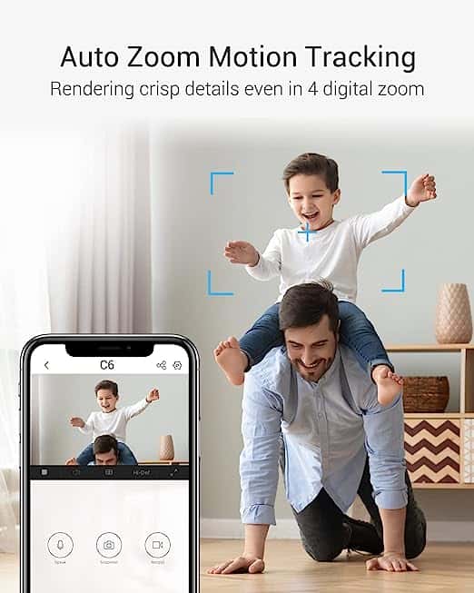 EZVIZ C6 2K+ 4MP SMART HOME WIFI CAMERA,CS-C6 (4MP,W2),6941545608303 thumbnail 3