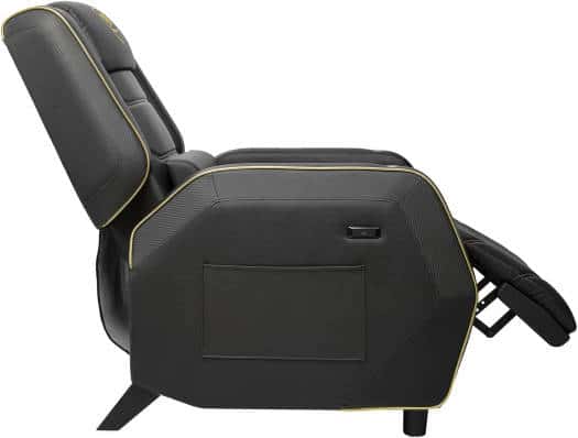 COUGAR RANGER PRO ROYAL Adjustable Gaming Sofa with Detachable Swivel Table, Breathable PVC Leather, Side Storage Pocket, USB Type-C Charging Port, Headrest & Lumbar Pillow, Black | 3MRGPGLB.0001 thumbnail 7