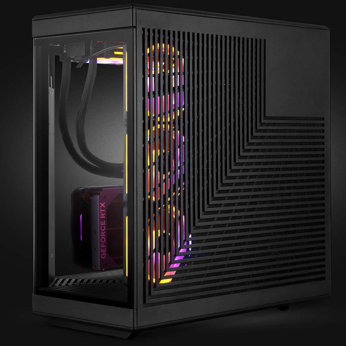 9900x3d y70 Gaming PC - AMD Ryzen 9 9900X3D 12 Cores 24 Threads, NVIDIA RTX 5080 16GB, 64GB DDR5 RAM 6000MHz, 2TB SSD Gen 4, 1300W PSU, 360mm Liquid Cooler, Wi-Fi + BT thumbnail 2