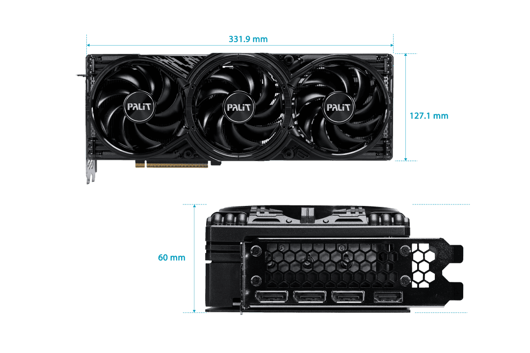 Palit GeForce RTX 5070 Ti Gaming Pro OC 16GB GDDR7 PCI-Express Graphics Card thumbnail 12