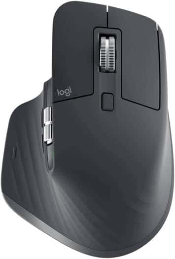 Logitech MX Master 3S for Business, Wireless Mouse with Quiet Clicks, 8K DPI, Secured Logi Bolt USB Receiver, Bluetooth, USB-C Charging, MagSpeed Scrolling, Windows/Mac//Linux - Grey | 910-006582 thumbnail 3