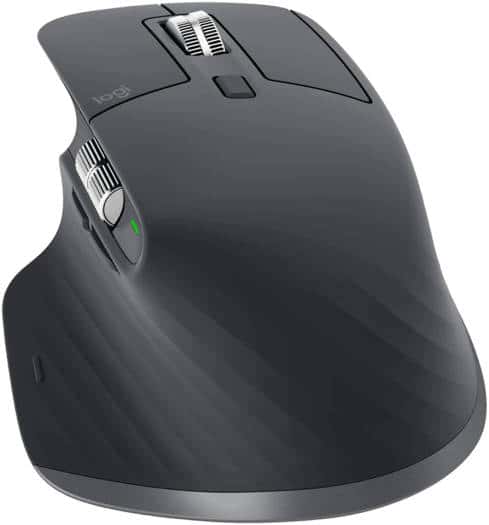 Logitech MX Master 3S for Business, Wireless Mouse with Quiet Clicks, 8K DPI, Secured Logi Bolt USB Receiver, Bluetooth, USB-C Charging, MagSpeed Scrolling, Windows/Mac//Linux - Grey | 910-006582 thumbnail 4