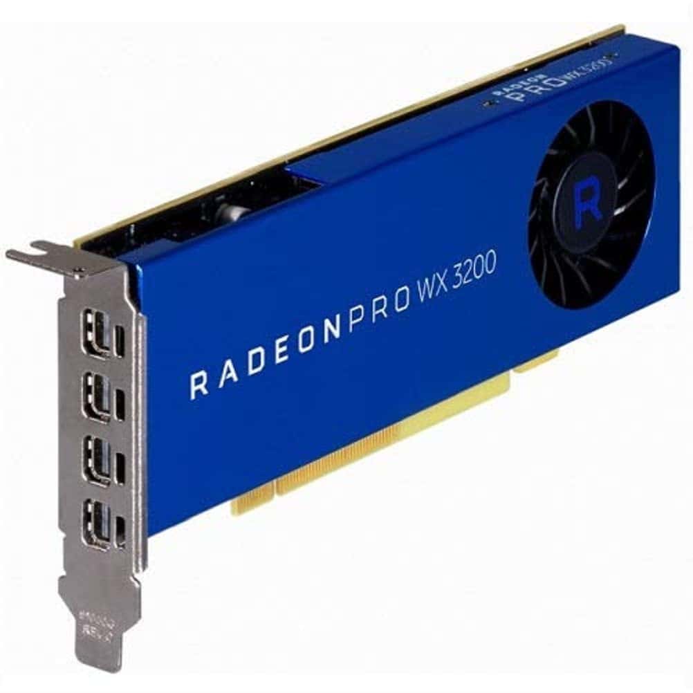 AMD Radeon Pro WX 3200 4GB GDDR5 Graphics Card with 4 Mini DP Ports | 100-506115 thumbnail 3