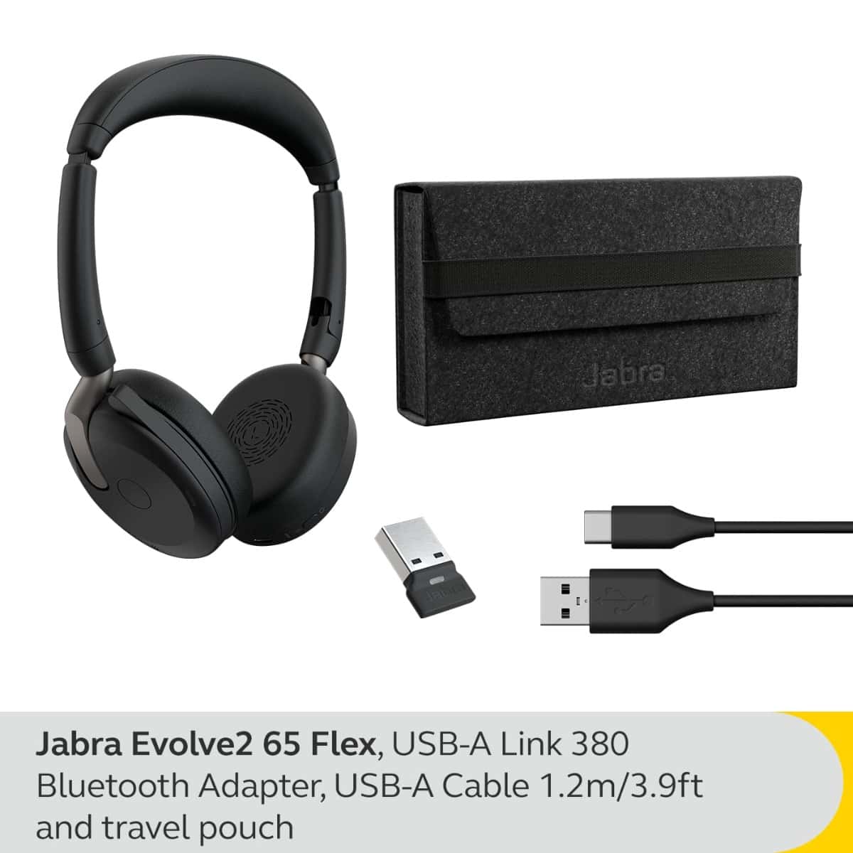 Jabra Evolve2 65 Flex, Link380A UC Sterio|26699-989-999 thumbnail 4