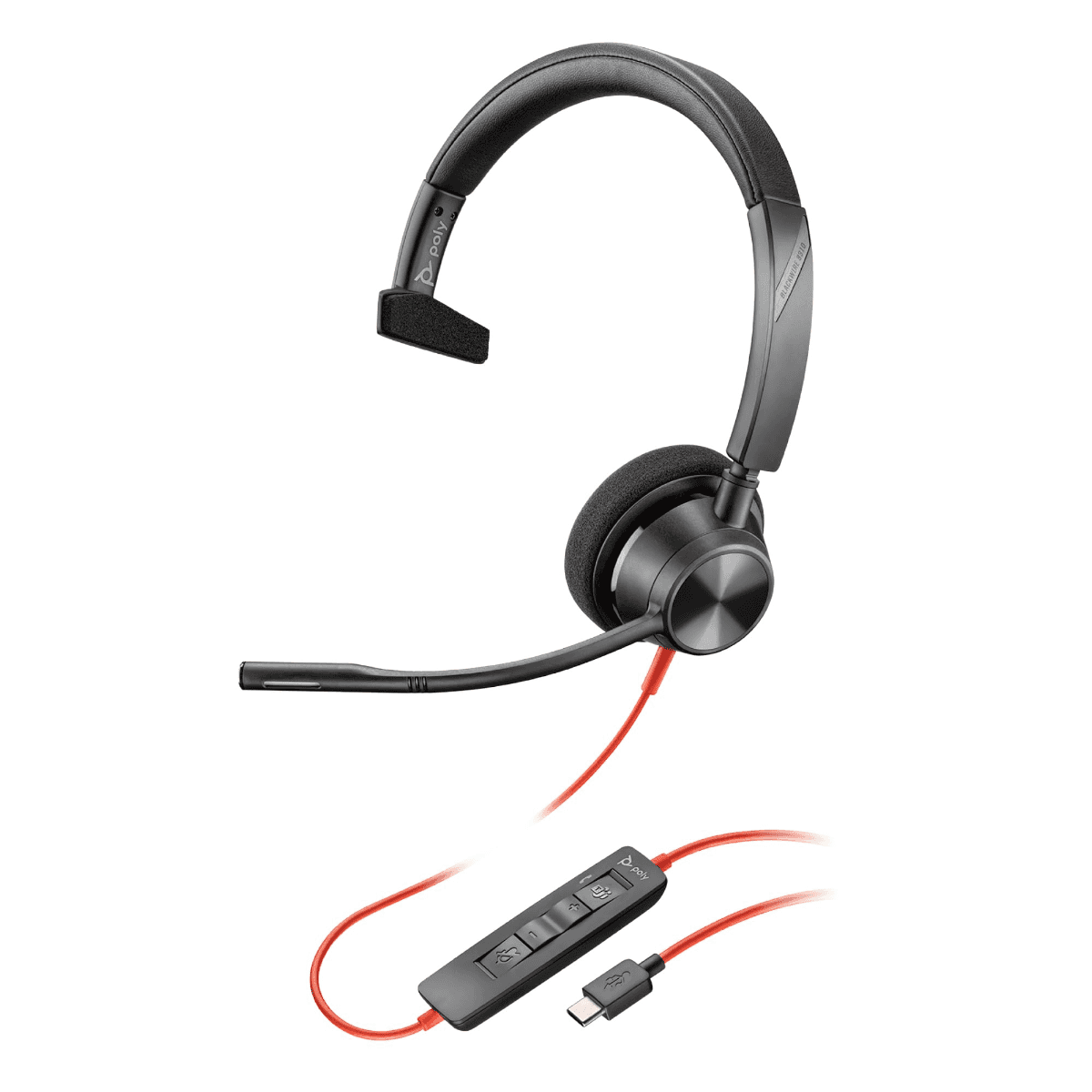 Poly Blackwire 3310 USB-C Headset (767F8AA) thumbnail 1
