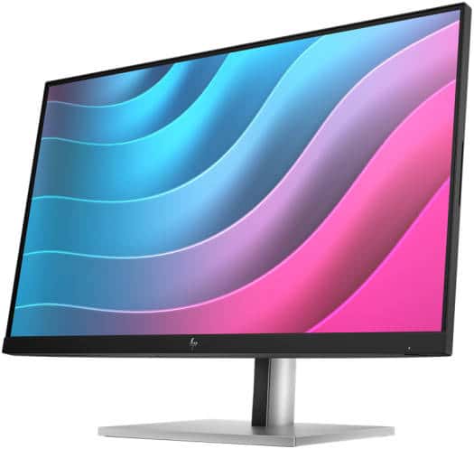 HP E24 G5 Monitor, 23.8" FHD IPS Display, 75Hz Refresh Rate, 5ms (GtG with Overdrive) Response Time, 3-Sided Borderless Bezel, VESA Mounting, 4x USB3.2, USB-B, HDMI & DP, Black | 6N6E9AA thumbnail 6