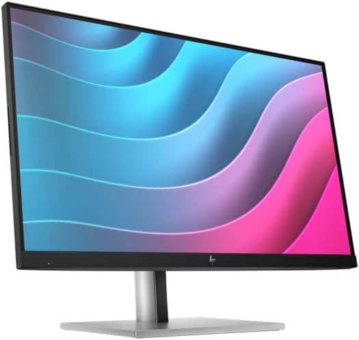 HP E24 G5 Monitor, 23.8" FHD IPS Display, 75Hz Refresh Rate, 5ms (GtG with Overdrive) Response Time, 3-Sided Borderless Bezel, VESA Mounting, 4x USB3.2, USB-B, HDMI & DP, Black | 6N6E9AA thumbnail 2