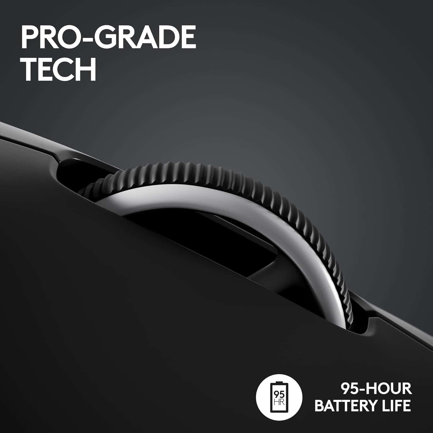 Logitech G PRO X SUPERLIGHT 2 LIGHTSPEED Wireless Gaming Mouse, Lightweight, LIGHTFORCE Hybrid Switches, HERO 2 Sensor, 32,000 DPI, 5 Programmable Buttons, USB-C Charging, PC & Mac - Black thumbnail 4