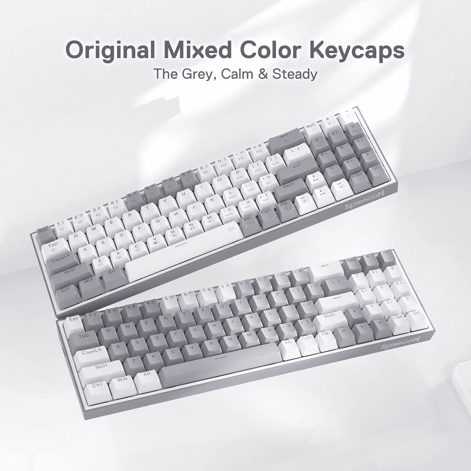 Redragon K628 Pollux 75% Wired RGB Gaming Keyboard | K628WG-RGB thumbnail 5