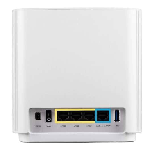 ASUS ZenWiFi AX6600 Tri-Band Mesh WiFi 6 System (XT8 ) - Coverage up to 2750 sq.ft & 4+ Rooms, AiMesh, Included Lifetime Internet Security, Easy Setup, Parental Control, White | 90IG0590-MO3G30 thumbnail 3