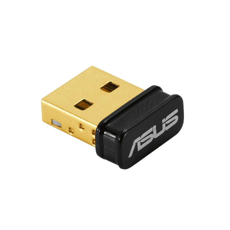 Asus USB-BT500 Bluetooth 5.0 USB Adapter, 3 Mbps Transfer Rate, 10m Indoor/40m Outdoor Range, Ultra-small, Black/Gold | 90IG05J0-MO0R00 thumbnail 2