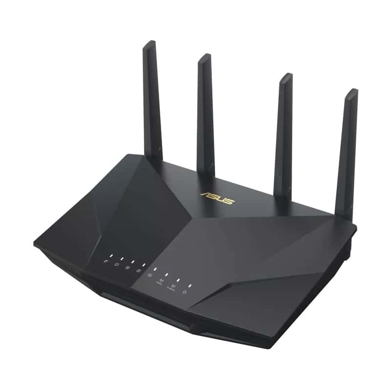  ASUS RT-AX5400 Dual Band WiFi 6 Extendable Router, Up to 5,400 Mbps Speed, Built-in VPN, AiProtection Pro Network Security, Parental Control, Instant Guard, AiMesh-Compatible, Black | 90IG0860-MO9B00 thumbnail 5