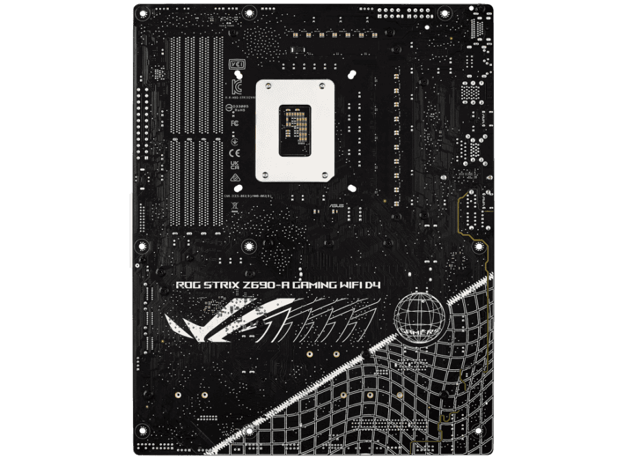 ROG STRIX Z690-A GAMING WIFI D4  Intel??Z690 LGA 1700 ATX motherboard with PCIe??5.0, 16+1 DrMos, Two-Way AI Noise Cancelation, AI Overclocking, AI Cooling, AI Networking, WiFi 6 (802.11ax), Intel??2.5 Gb Ethernet, four M.2 slots with heatsinks PCIe 4.0 N thumbnail 3