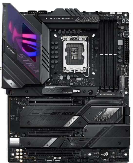 Asus Rog Strix Z790-E Gaming Wifi ATX DDR5 Motherboard, LGA 1700 Socket, Z790 Chipset, 2.5G LAN, Wifi 6E, Max 128GB Memory, 4x SATA 6Gb/s, 5x M.2 Slot, PCIe 5.0, Armoury Crate | 90MB1CL0-M0EAY0 thumbnail 5